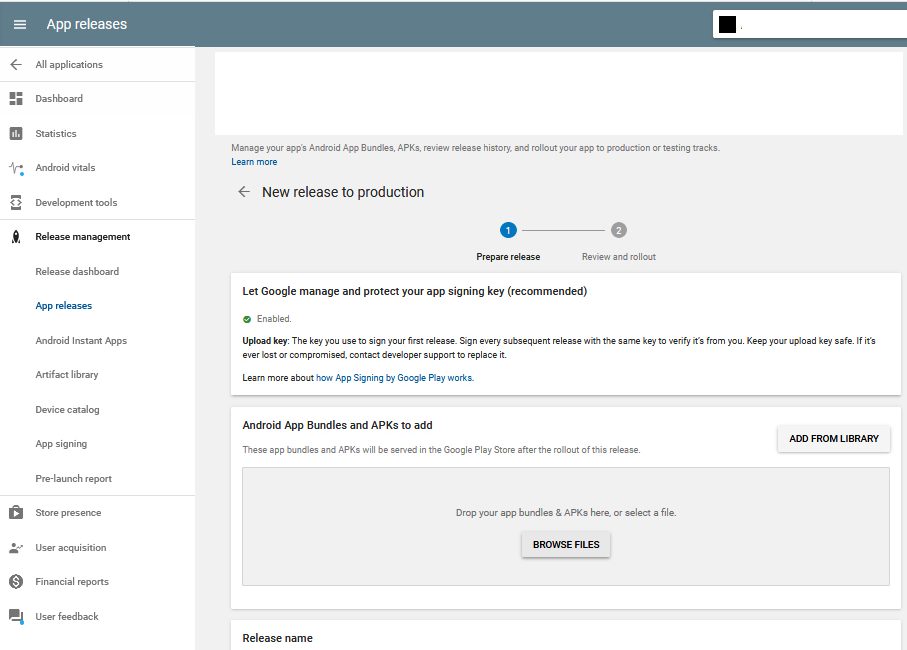 Upload the Android Package Kit Upload-the-Android-Package-Kit